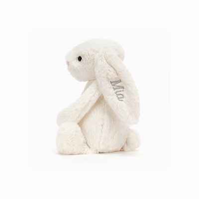 Jellycat Bashful Cream Bunny Medium USA | 32589AJGR